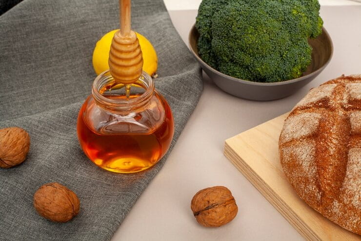 عسل برای لاغری شکم
