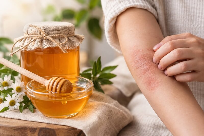 عسل برای اگزما